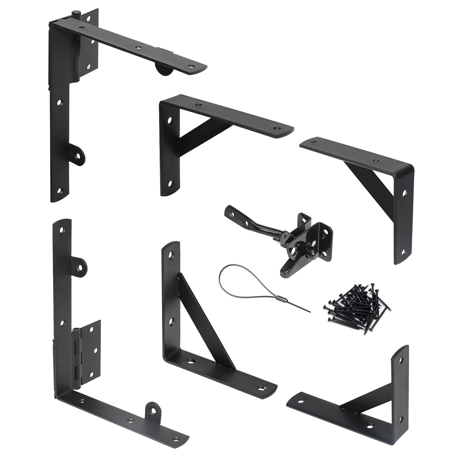 WEKIS gate corner brace—heavy-duty visual for anti-sag support and rust resistance