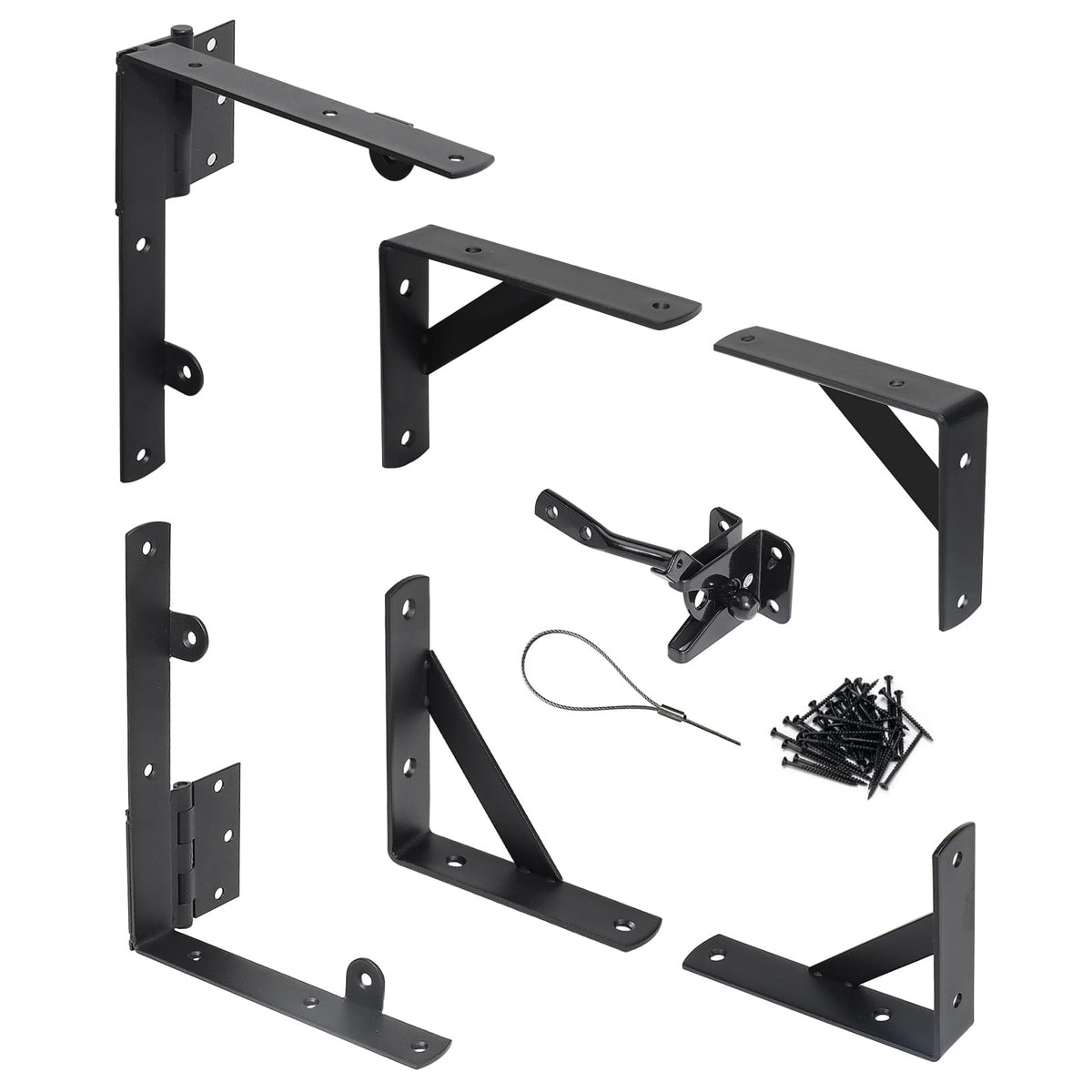 WEKIS gate corner brace—heavy-duty visual for anti-sag support and rust resistance