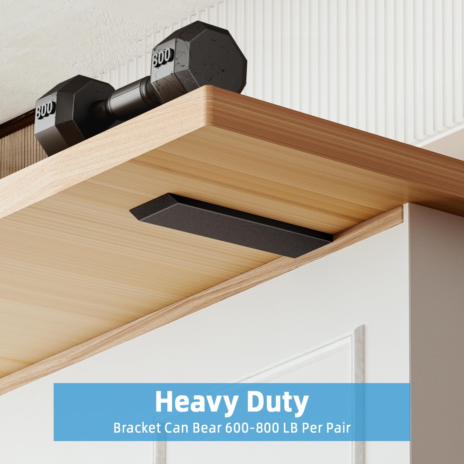WEKIS knee-wall top-mount installation example for secure support.