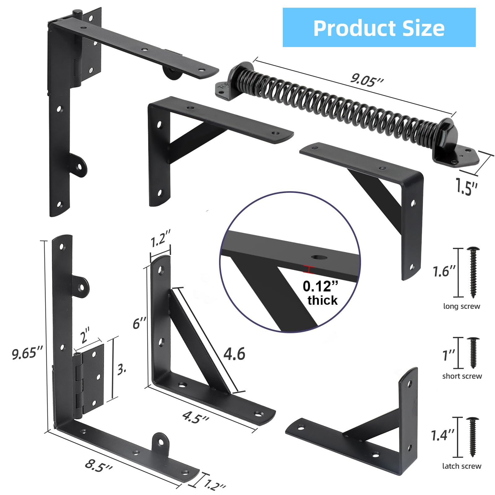WEKIS self-closing spring in action helps gates close automatically