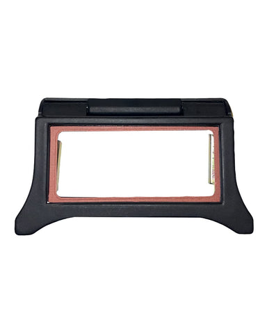 WELDTUBE welding hood with clip-on flip-front in action for seamless transitions.