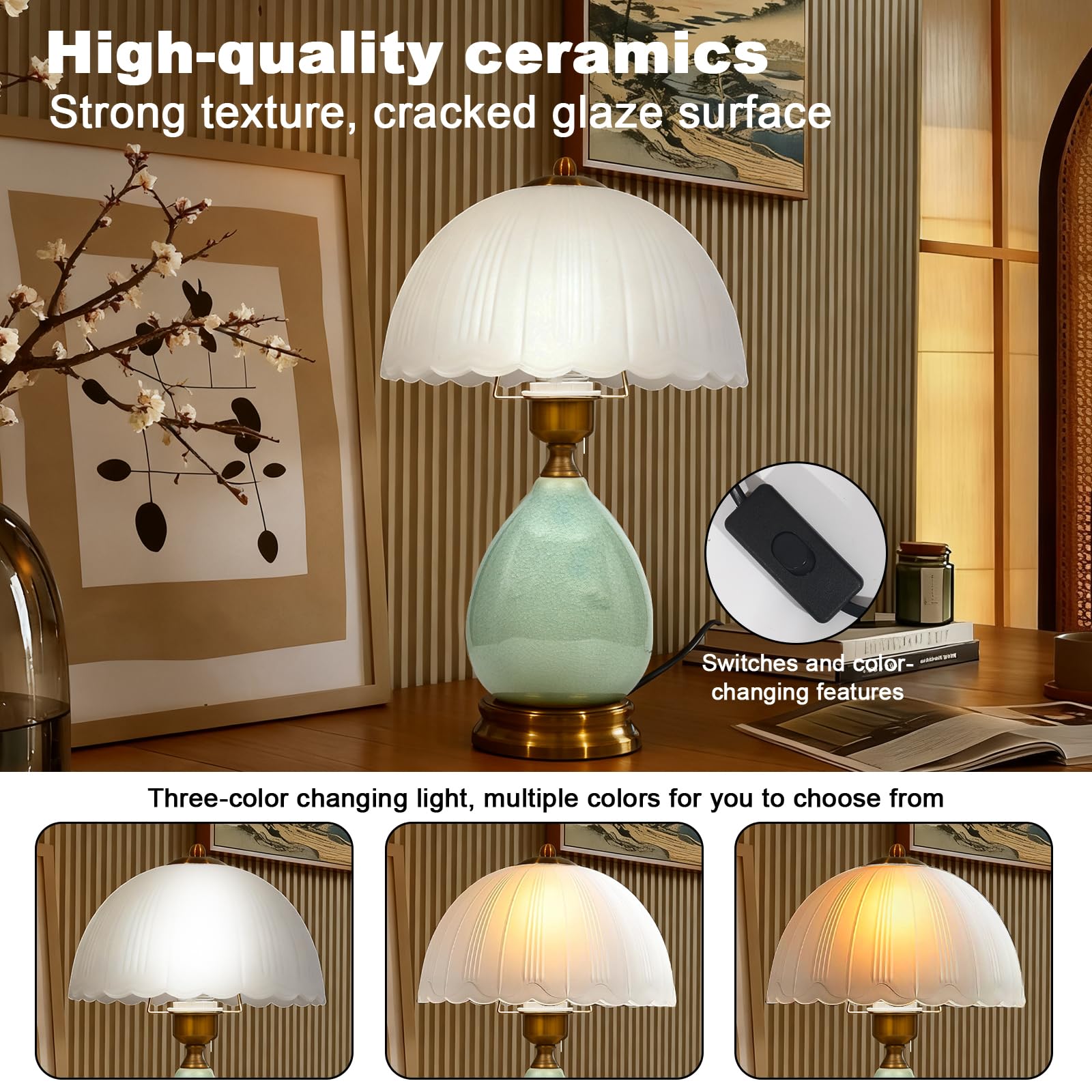 WELAISA long-wired table lamp enables flexible placement in compact spaces