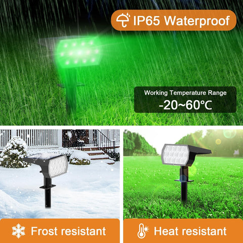 Welalo 7 modes with day-night sensor enable automatic color changes and efficiency.