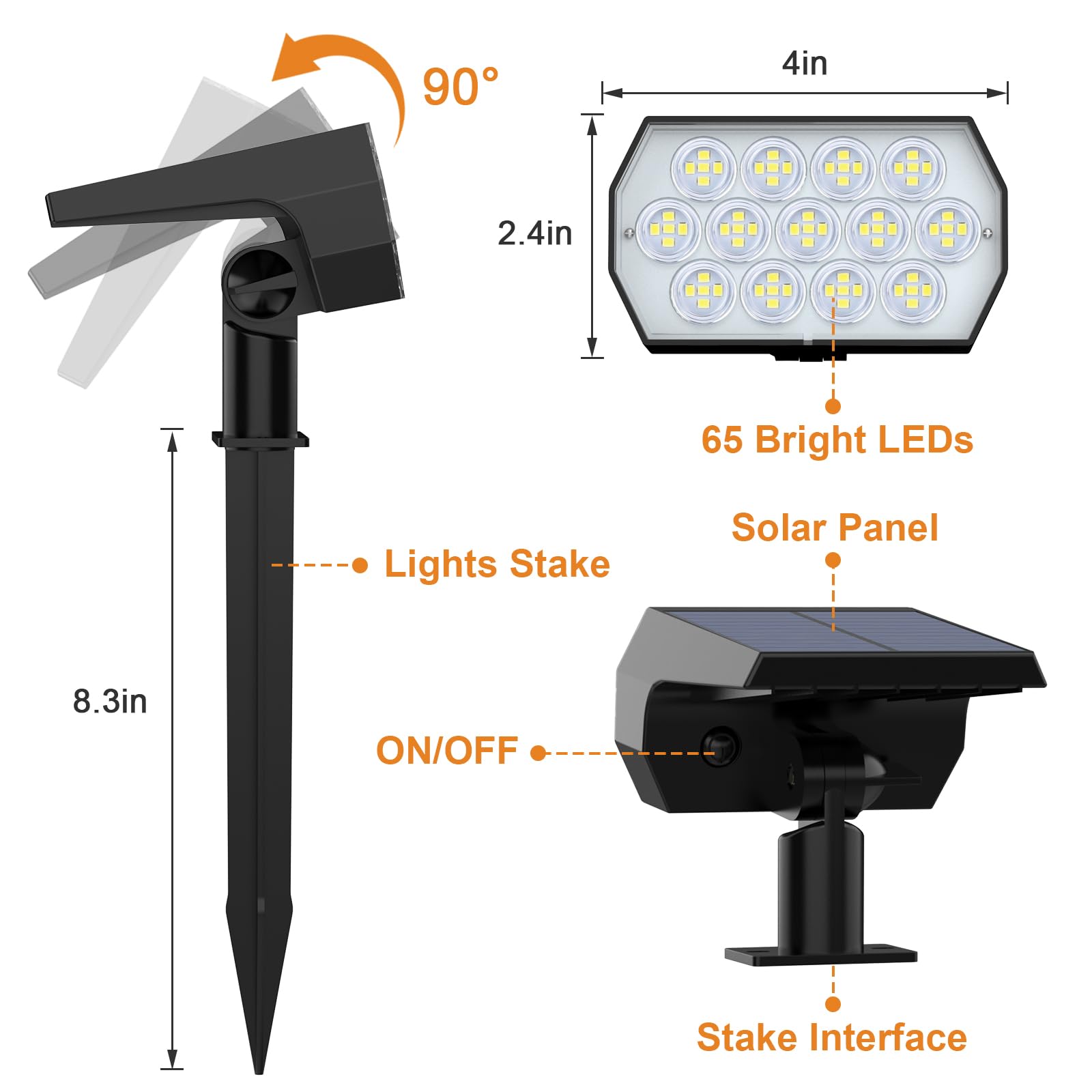 WELALO night-time illumination for gardens, trees, and sculptures