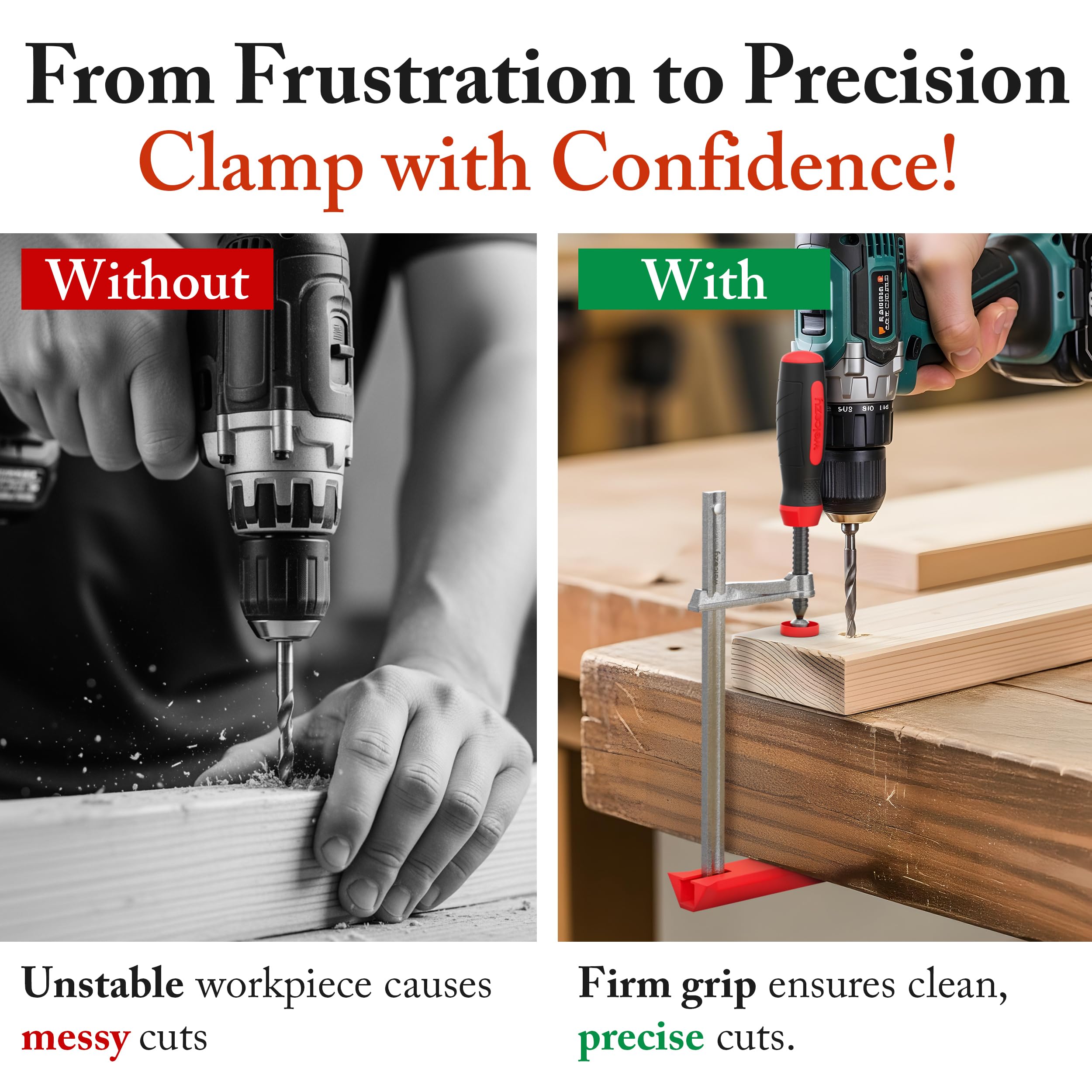 Welcozy quick-release clamp speeds setup and release.