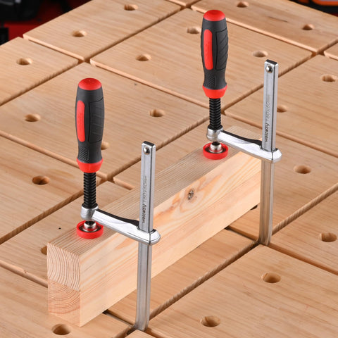 Welcozy table saw fence clamp ensures straight alignment.