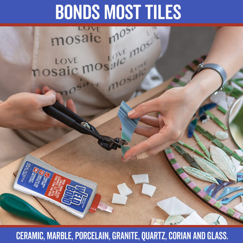 Weldbond clear drying glue bottle dries transparent for clean finishes.
