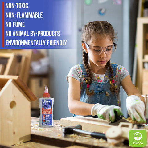 Weldbond provides water resistance for outdoor and indoor surfaces.