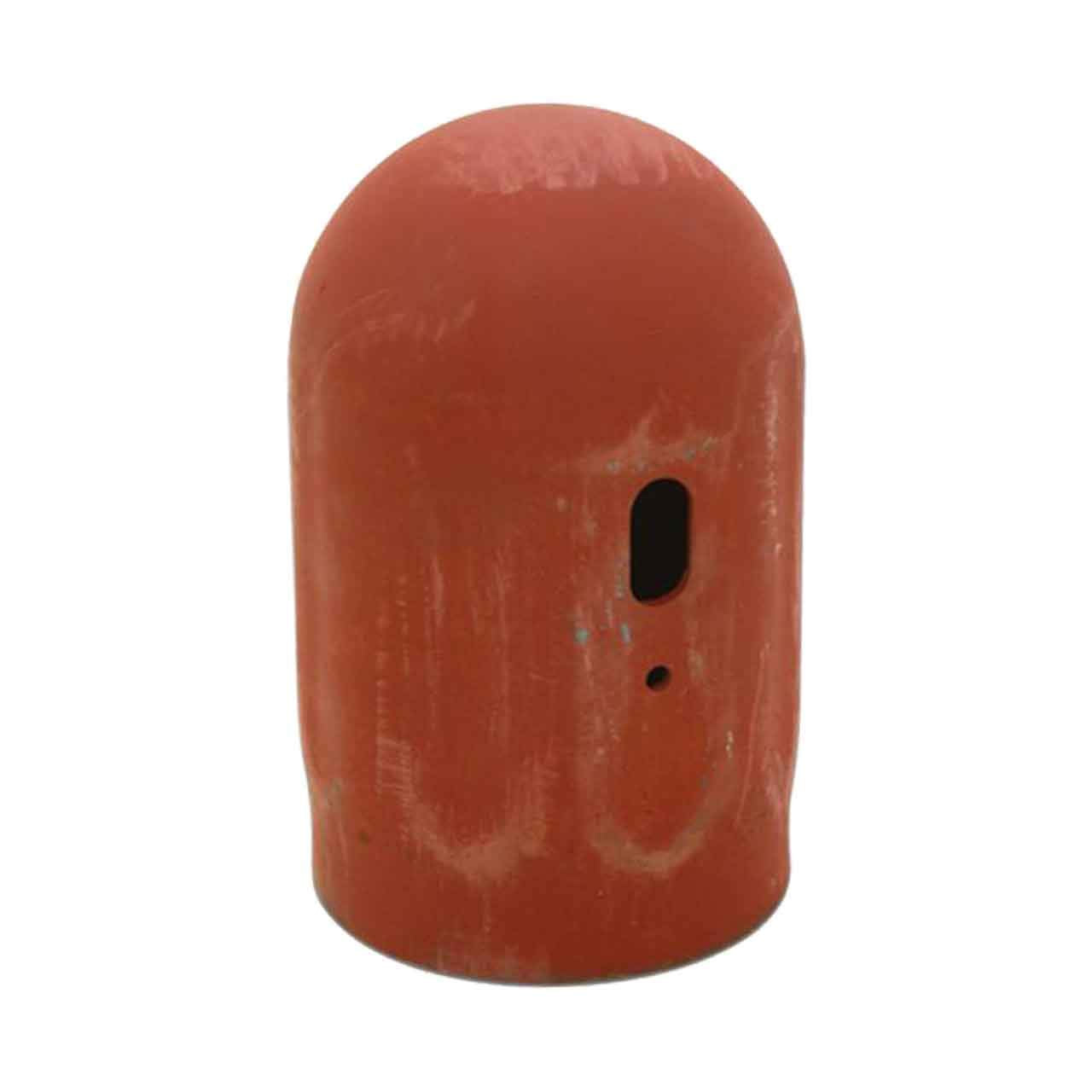 Weldcote Metals high pressure cap with fine thread 3-1/8 x 11, primer red.