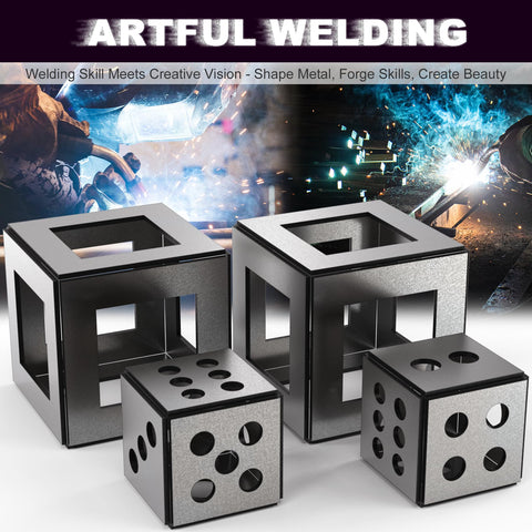WelderElite compact-portable-packaging supports on-the-go welding practice and easy storage.