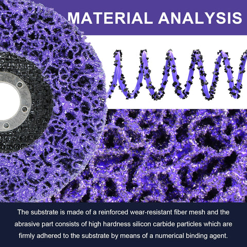 WelderElite open nylon mesh strip-disc design enhances debris clearance.