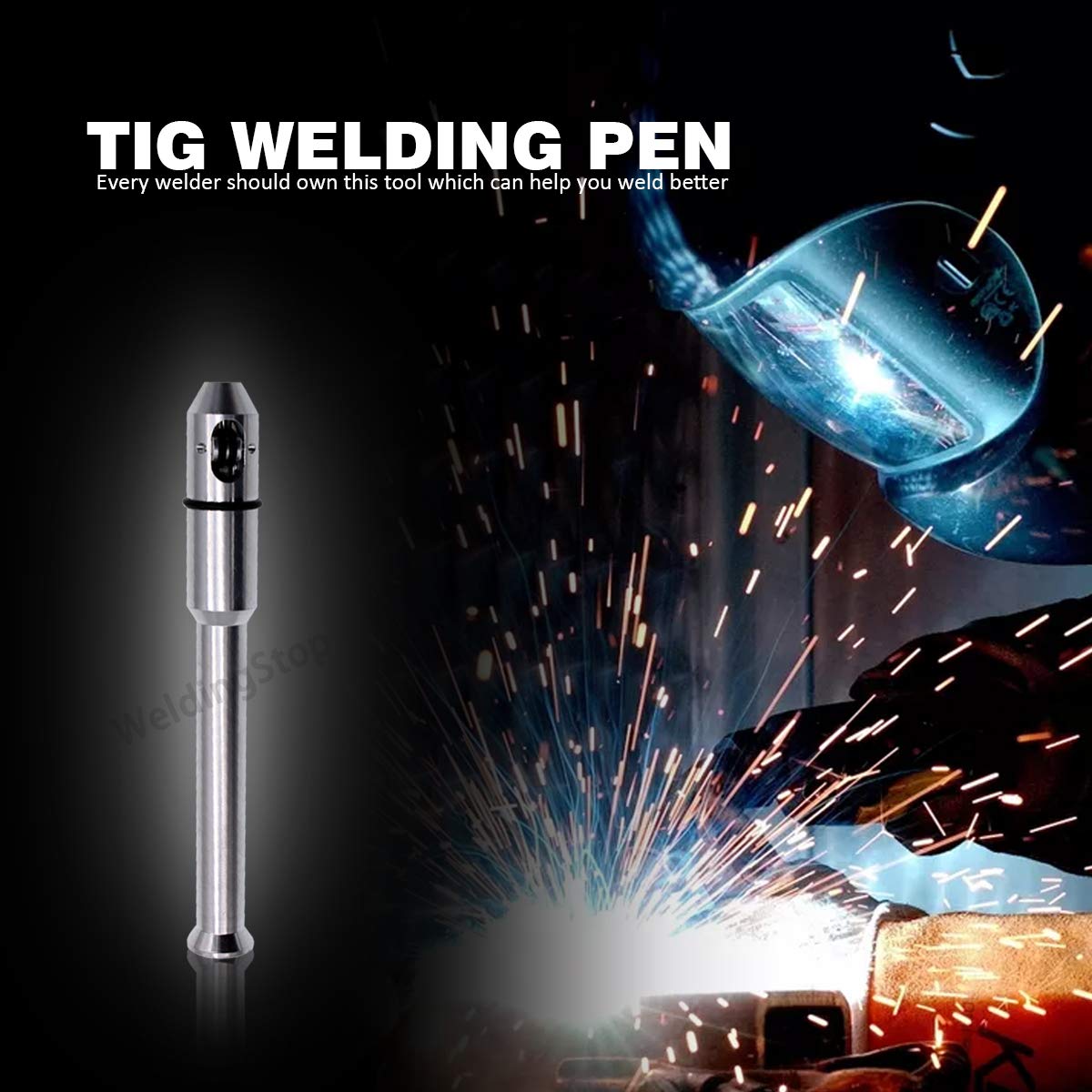 TIG-Pen feeder compatible with 1.0–3.2 mm wire for flexible welding.