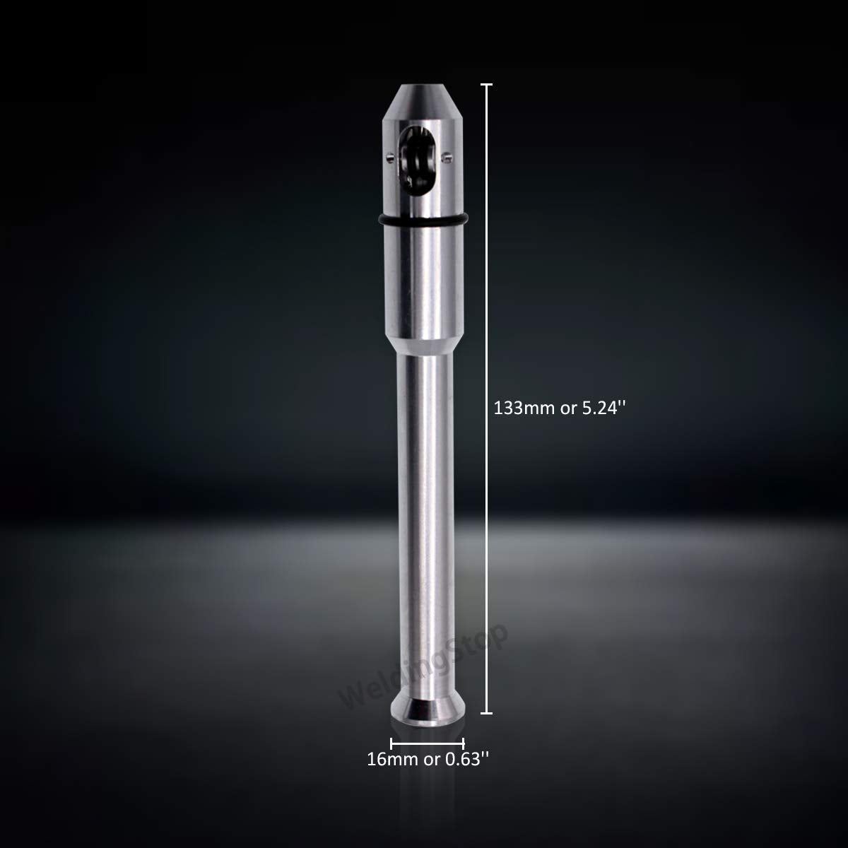 Silver TIG-Pen beside a welding mat for improved control and efficiency.