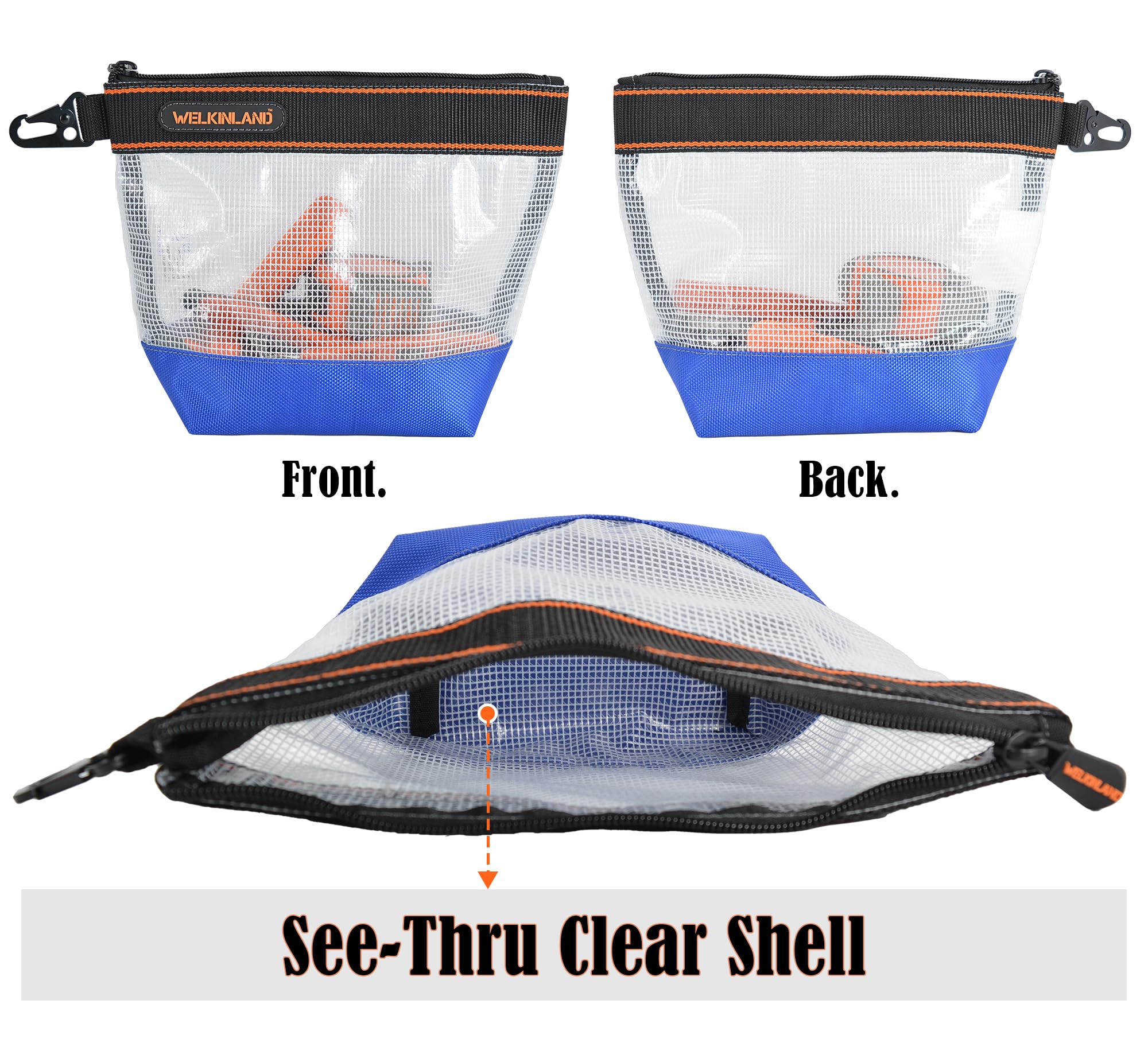 Welkinland 4-pcs tool bag set arranged for versatile organization.