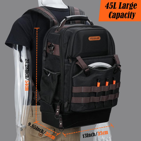 Welkinland 76Pockets ergonomic straps reduce fatigue during long shifts