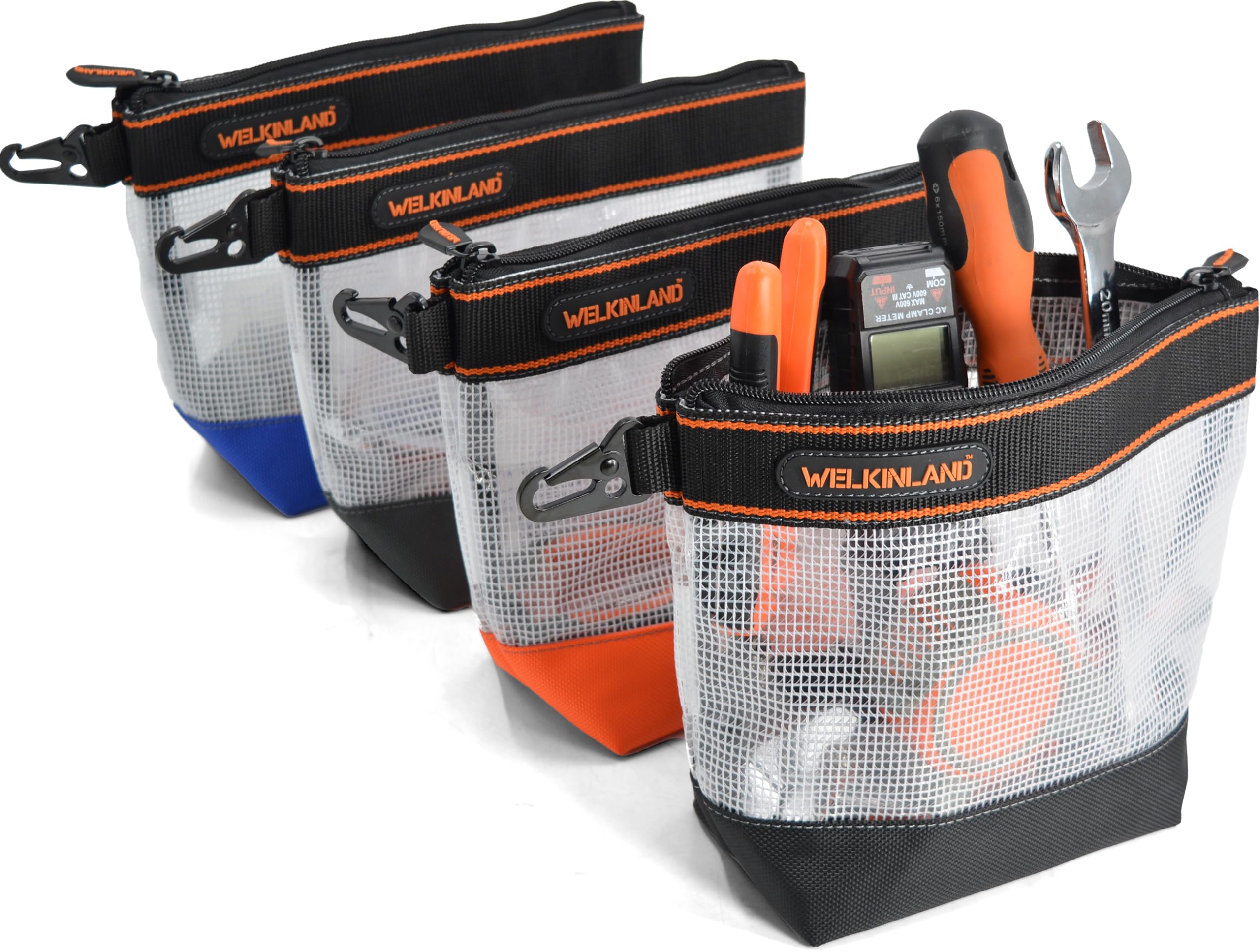 Welkinland black pouch offers discreet storage for tools on the job.