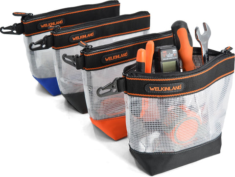 Welkinland black pouch offers discreet storage for tools on the job.