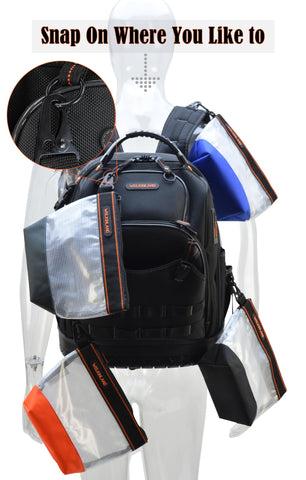 Welkinland blue pouch provides quick access to frequently used bits.