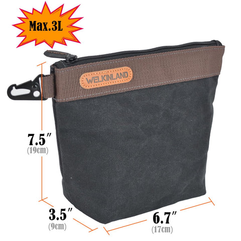 WELKINLAND interior brown lining enhances tool visibility.