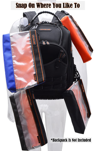 WELKINLAND Clear Tool Pouch zipper closure keeps contents secure during transport