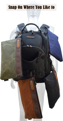 Welkinland color-coded four-pouch set helps organize by task or person