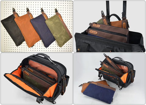 Welkinland double-layer Oxford fabric pouch supports heavier tool loads