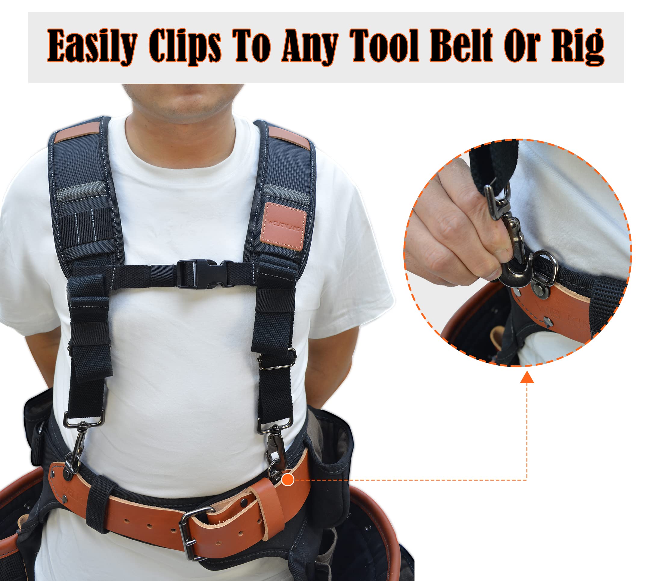 WELKINLAND ergonomic shoulder design reducing strain during long workdays
