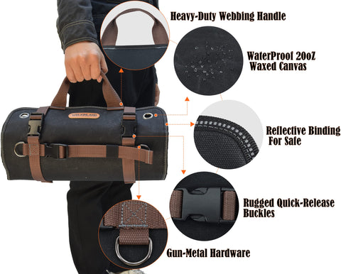 Welkinland field use of tool roll on a job site