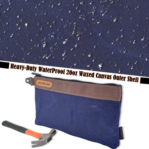 Welkinland intelligent canvas zipper pouch designed for pro use