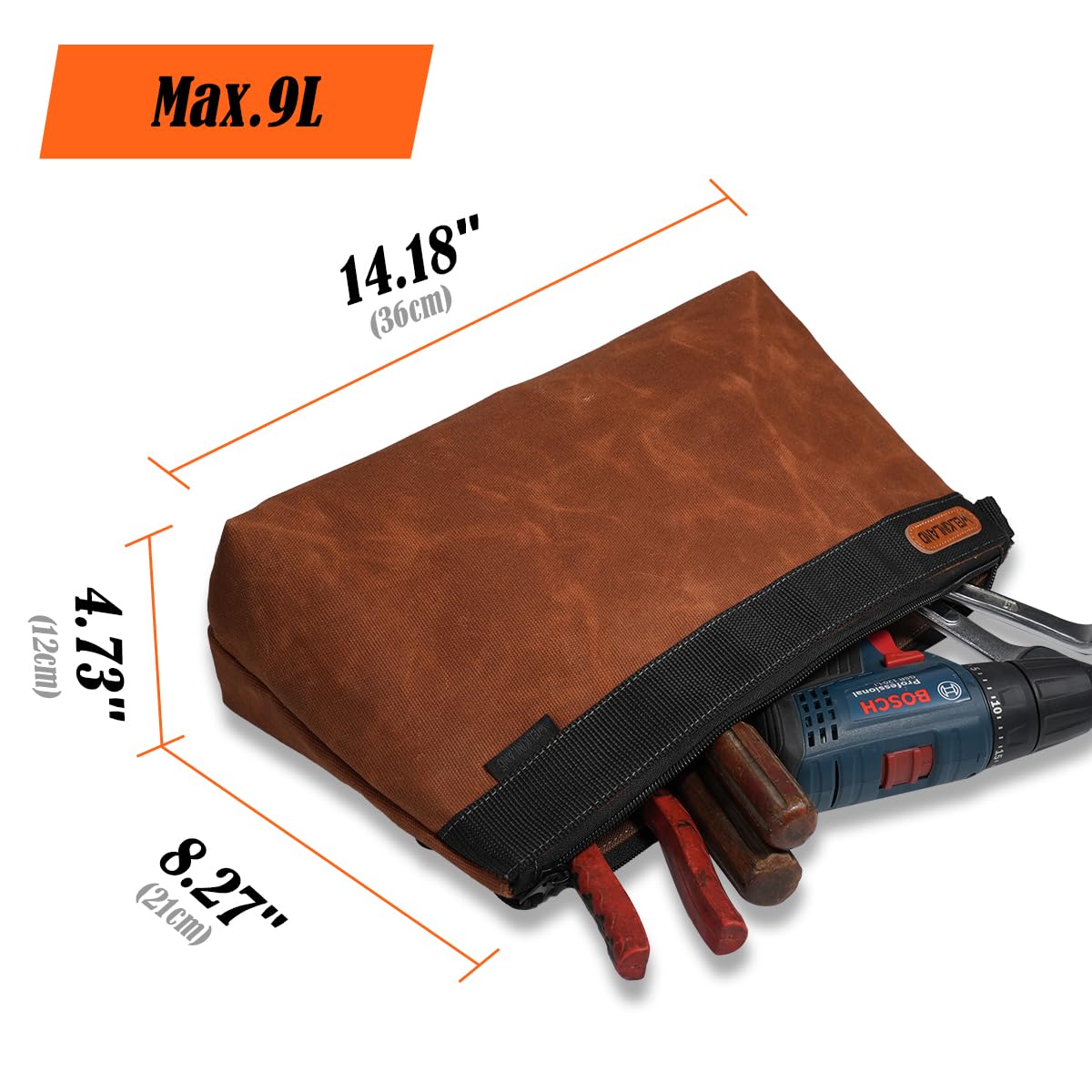 Welkinland 2-pack keeps full-size professional tools organized and accessible.