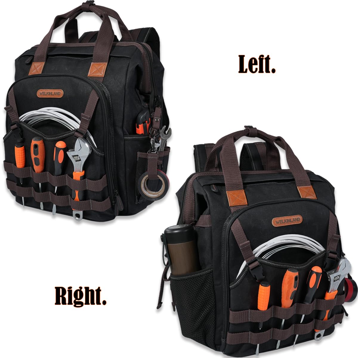 Welkinland open-top access design enables fast tool retrieval on the go.