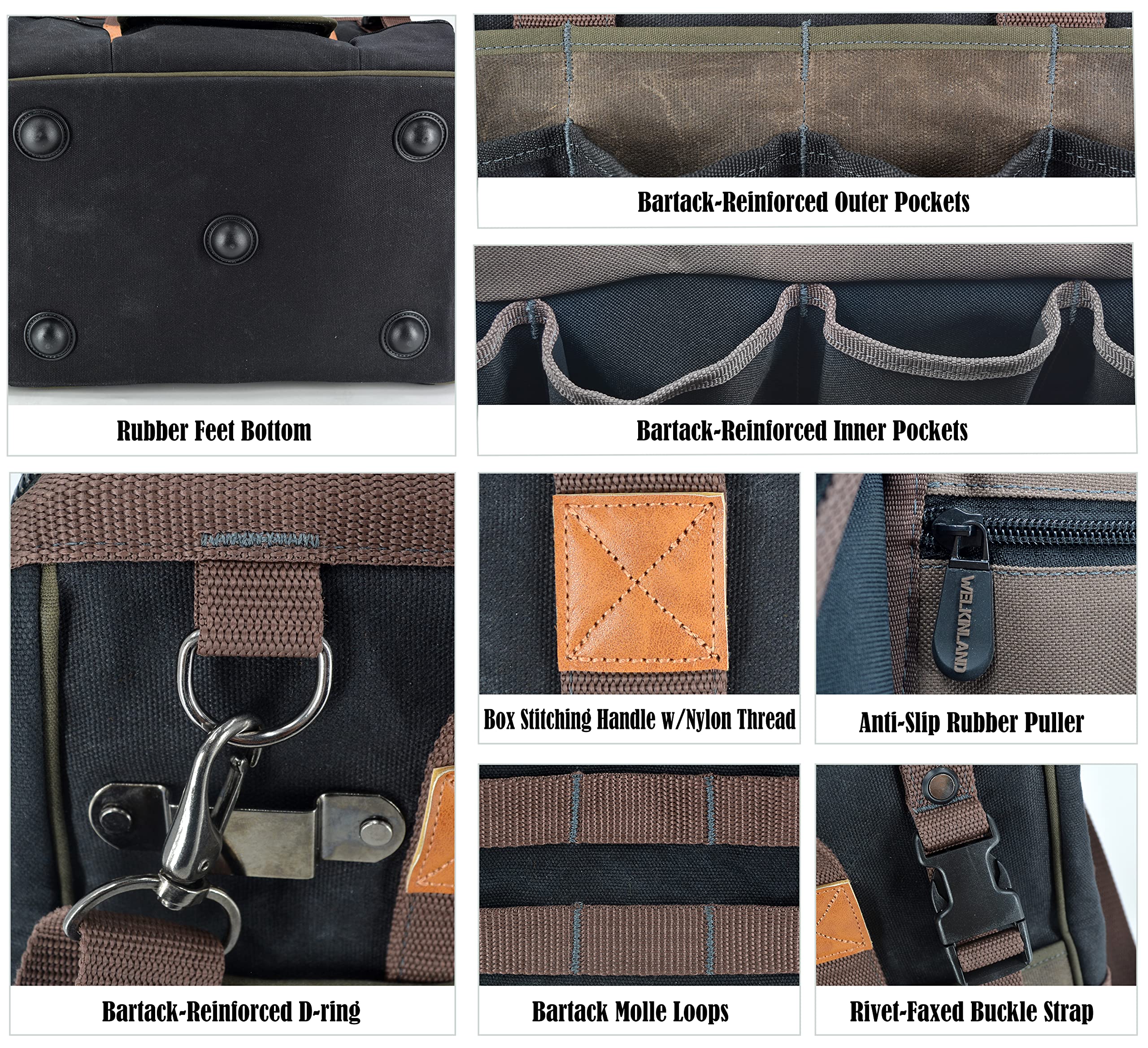 Welkinland pro grade canvas bag offers durable daily protection.