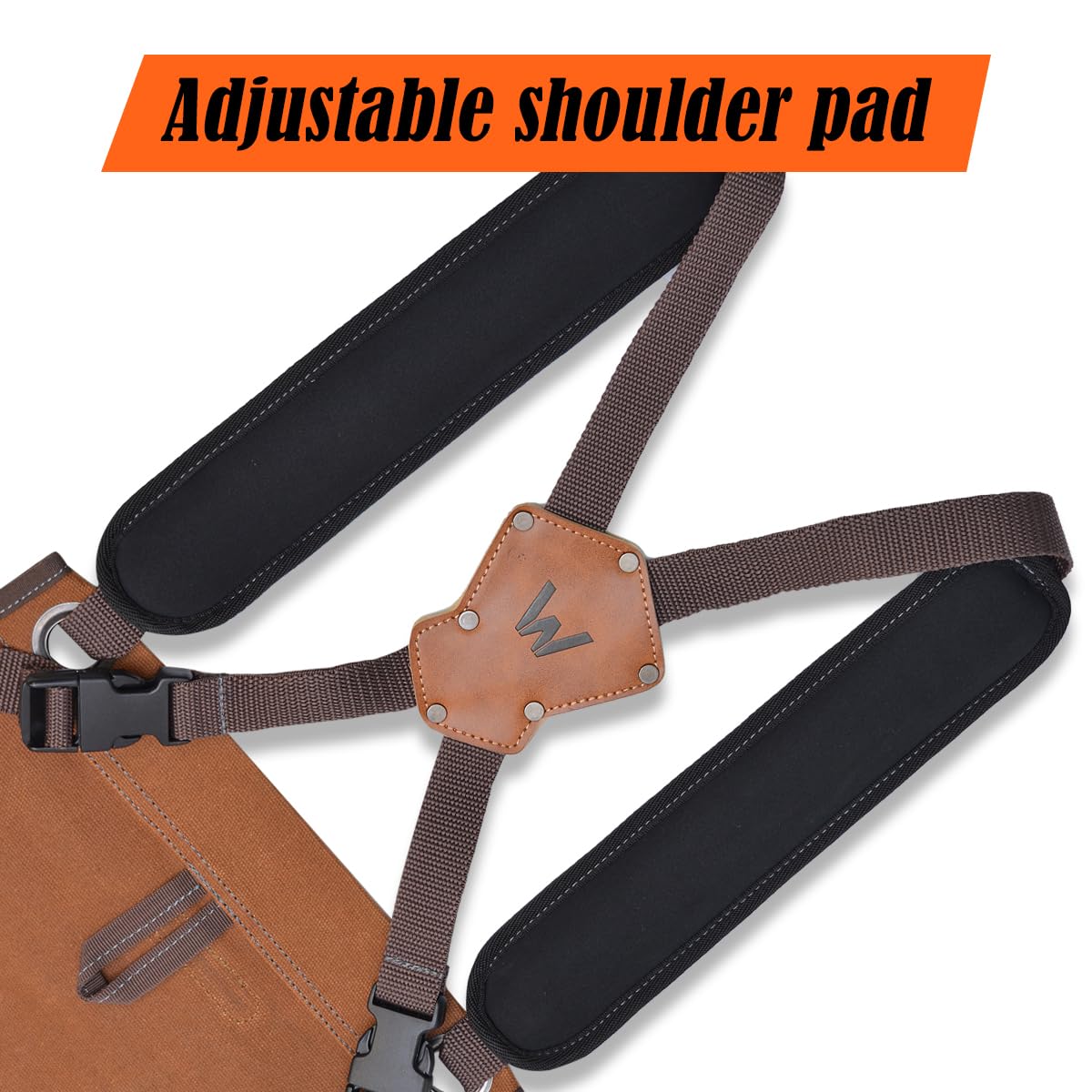 Welkinland quick-release harness enables easy on off between tasks.