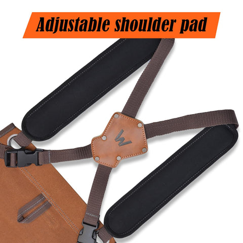 Welkinland quick-release harness enables easy on off between tasks.
