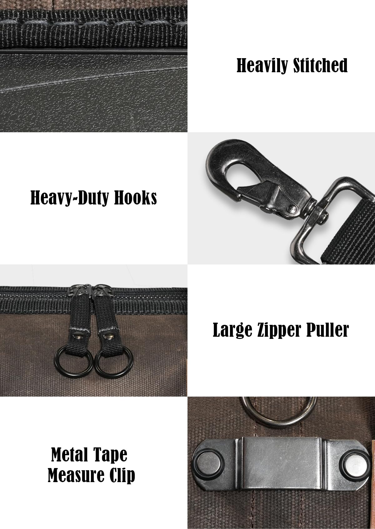 Welkinland reinforced carry handle and padded straps reduce shoulder fatigue