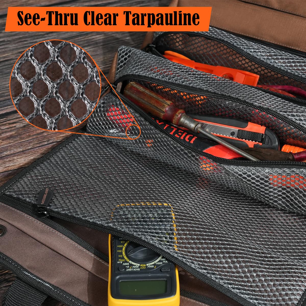 Welkinland tool roll providing 15L capacity for organized gear.