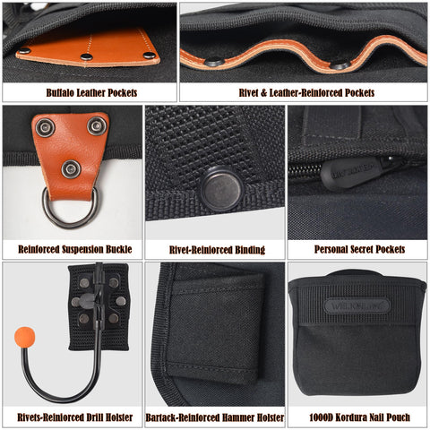 Welkinland Top-G vest padded shoulders reduce fatigue during long tasks
