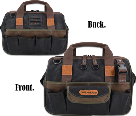 Welkinland versatile bag suits electricians, plumbers, and carpenters on the move.