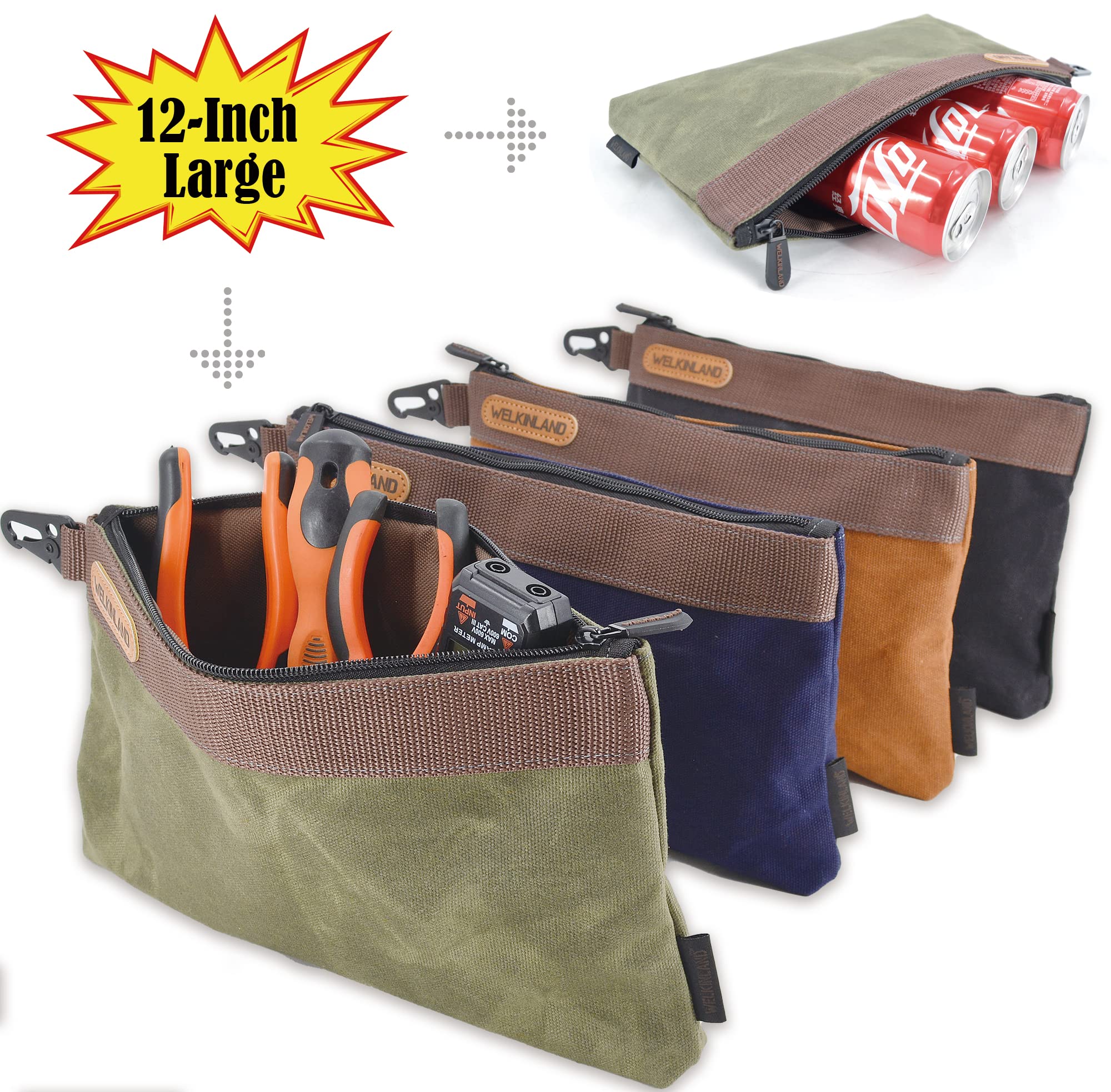 Welkinland waterproof pouch endures outdoor work and protects contents