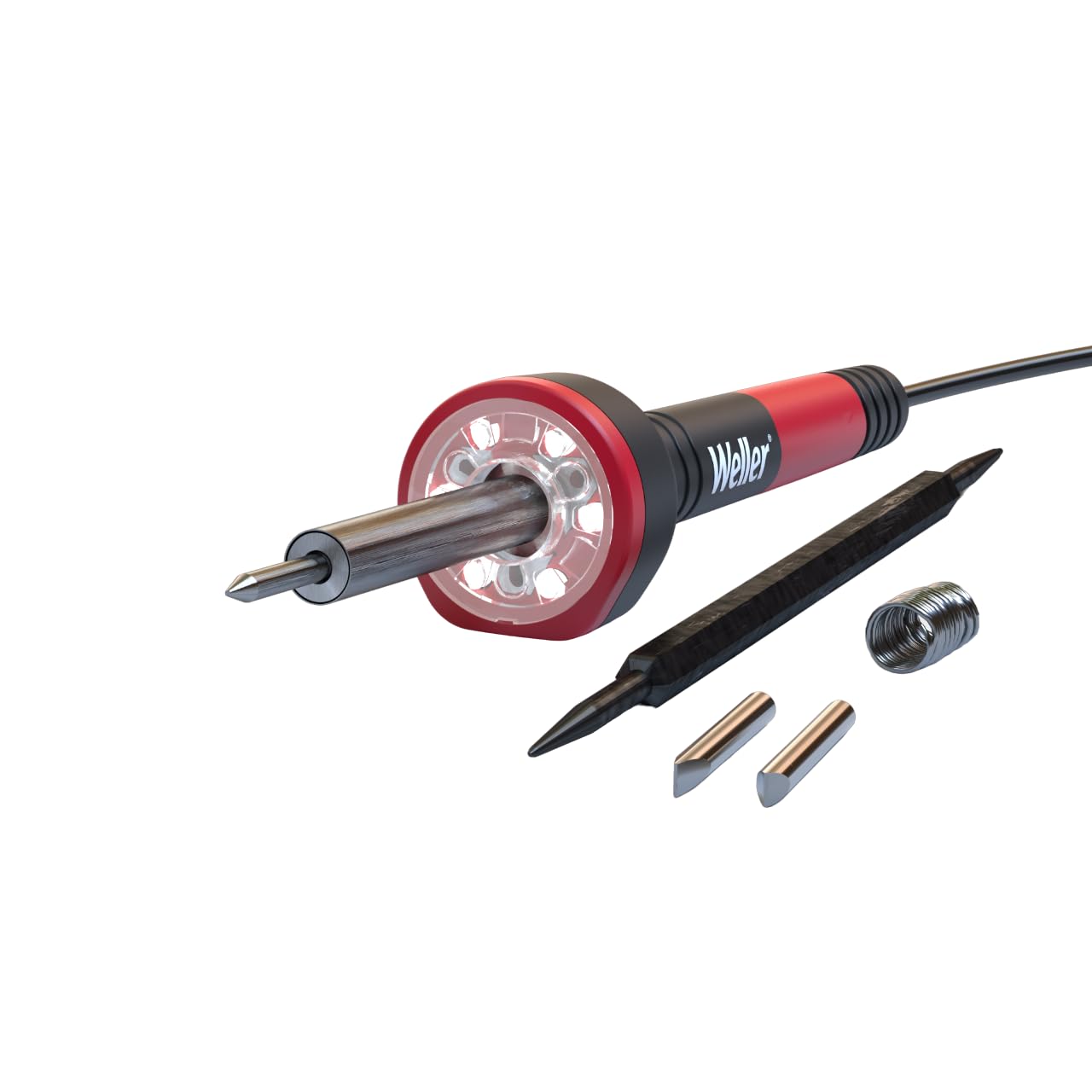 Weller WLIRK3012A soldering iron with LED halo ring brightening precise work