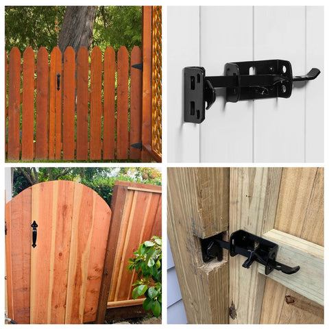 Designed for inward and outward swinging gates.
