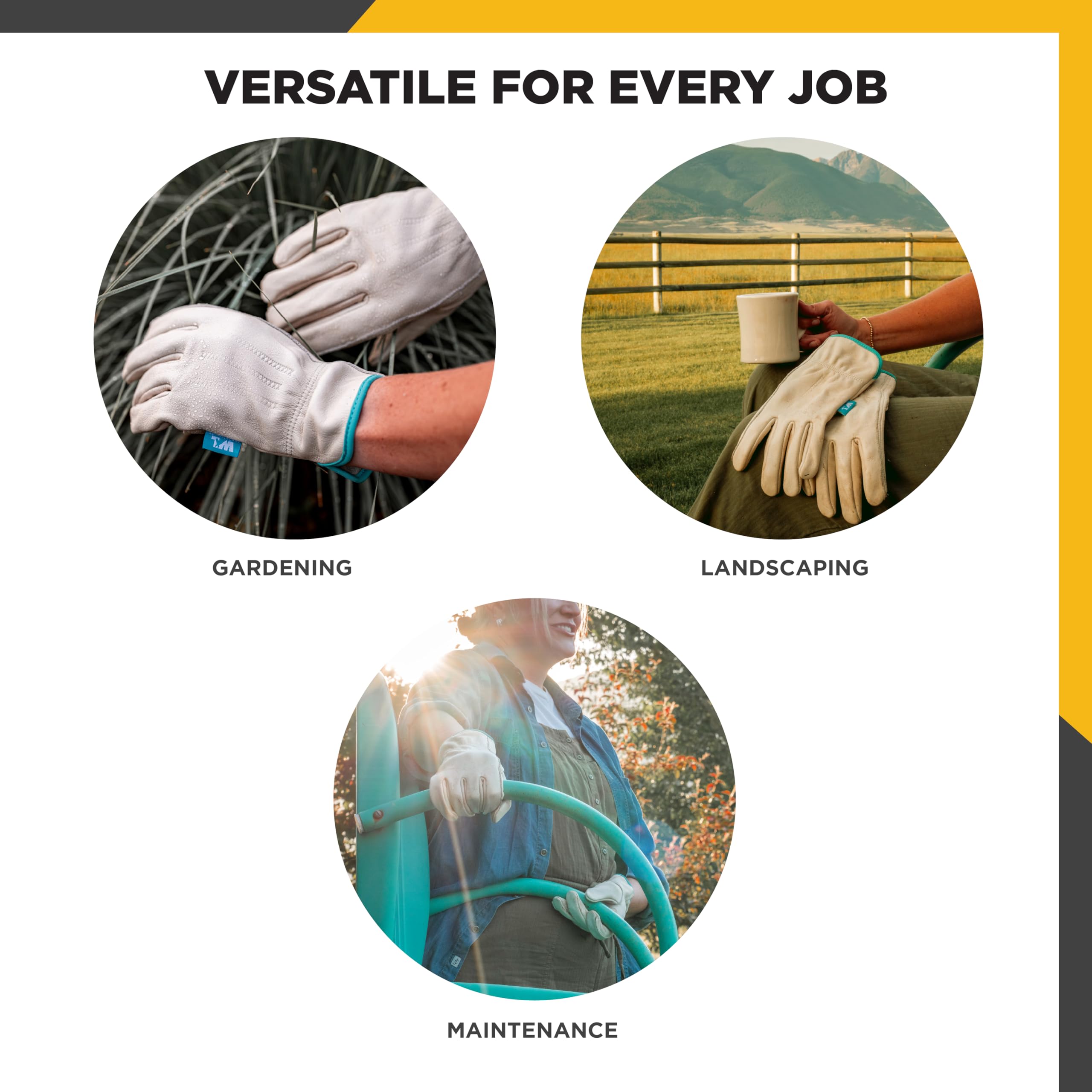 Wells Lamont gloves ideal for farm work and gardening, versatile for home projects.