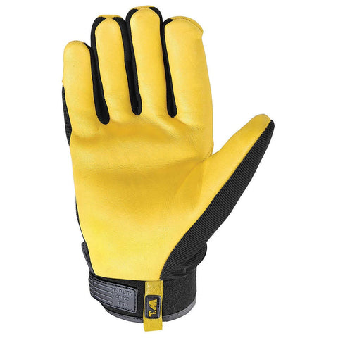 Wells Lamont HydraHyde gloves close-up highlighting breathable, water-resistant material for all-day comfort.
