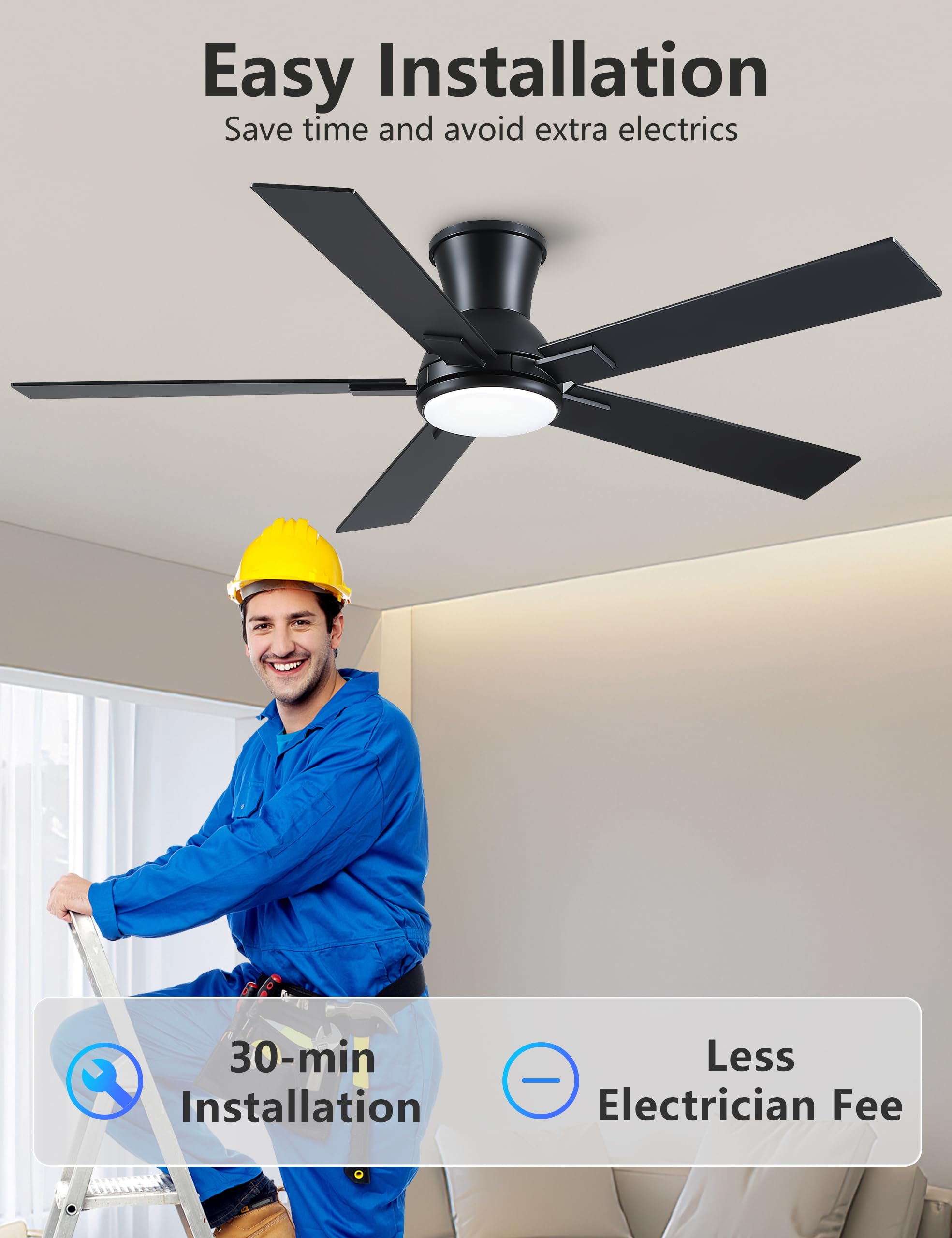 Wellspeed flush-mount design saving ceiling space while delivering airflow