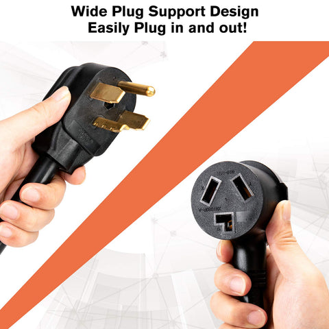 Welluck uses 10 AWG copper wires for durable appliance connections.