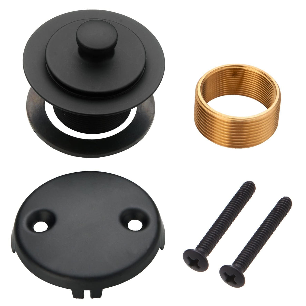 WELLUP black tub drain kit assembly enables easy bathroom upgrades