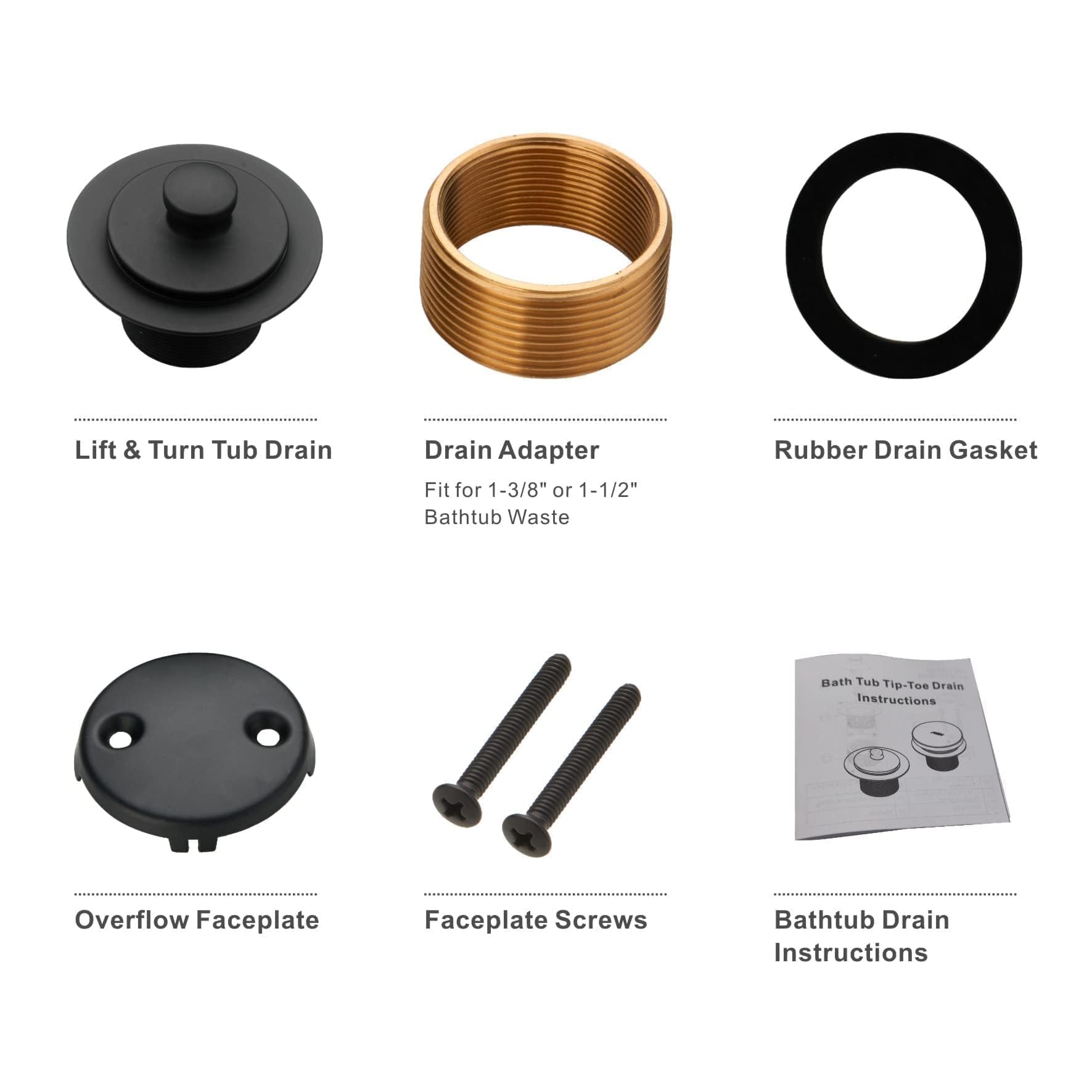 WELLUP included washers and screws for quick installation
