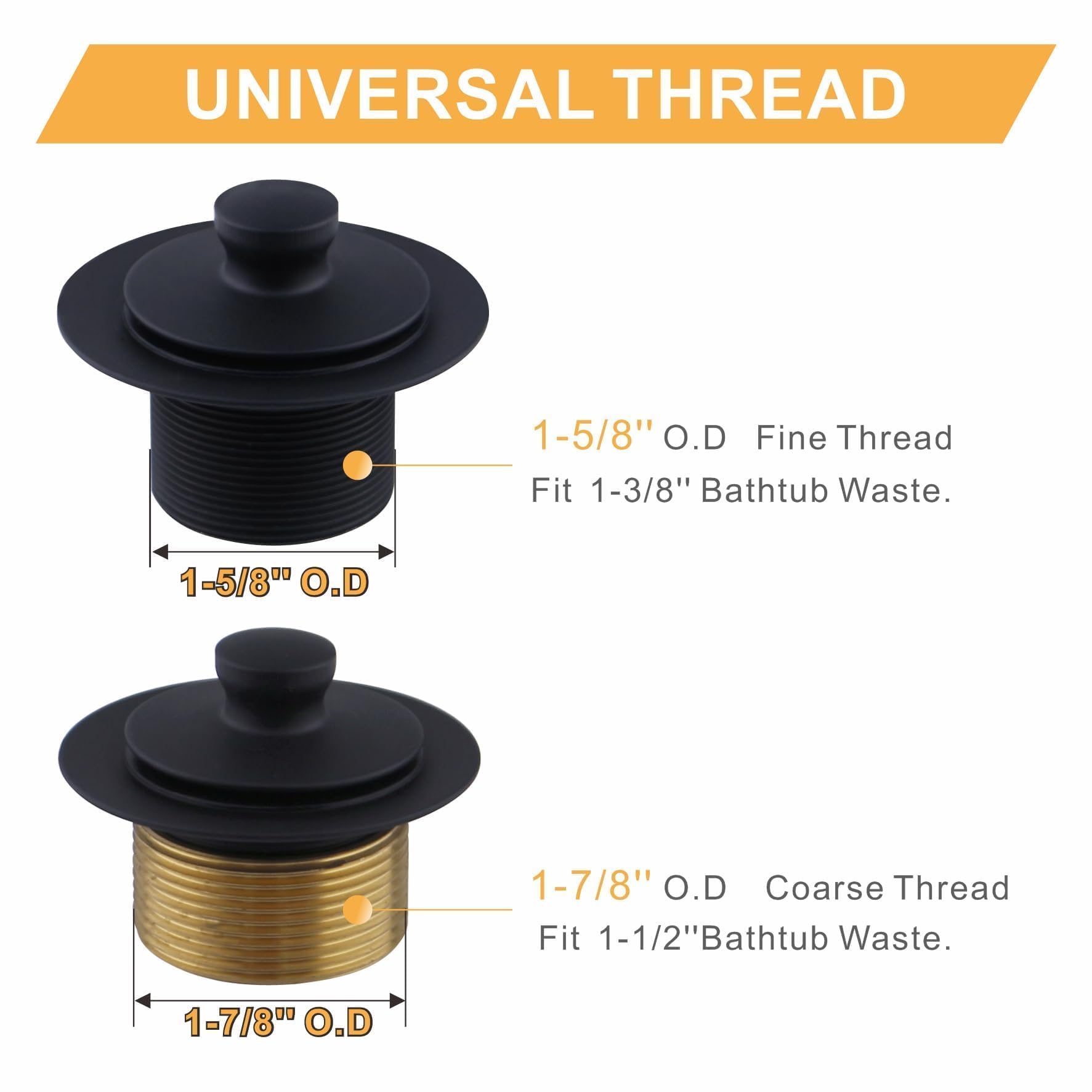 WELLUP lift and turn tub drain close-up shows smooth operation