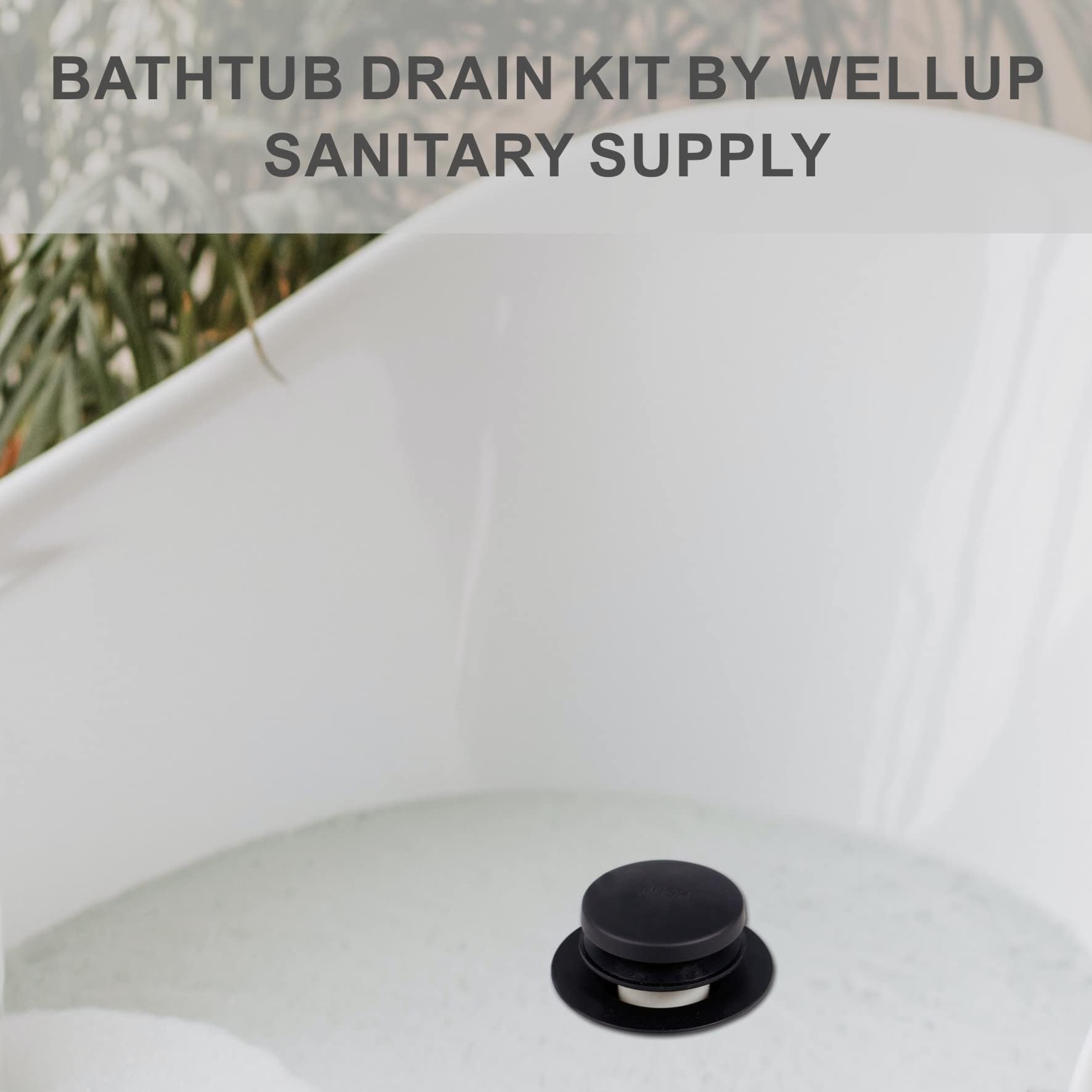 WELLUP washer and screws image shows complete install kit for fast, secure mounting.