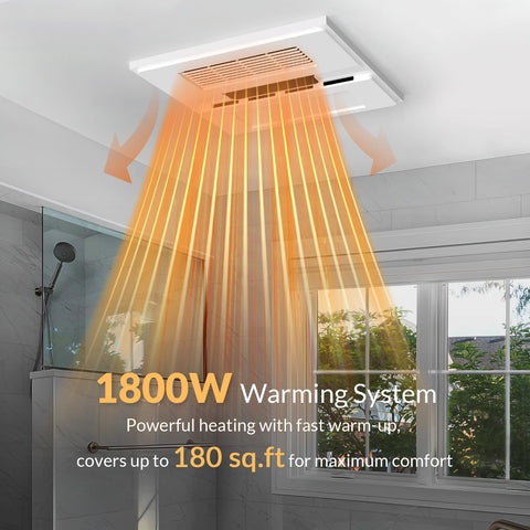Welnek wall-mounted controller enables independent fan, light, and heat control